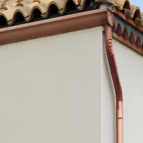 copper gutter