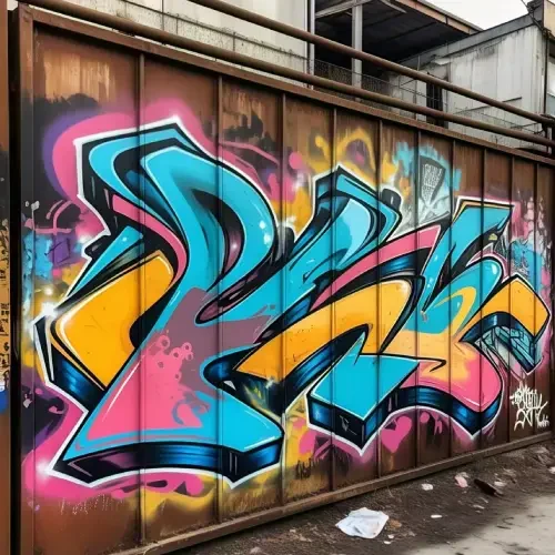 Graffiti Fence