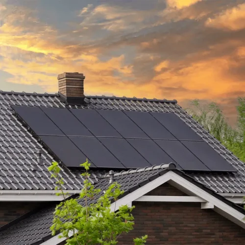 Roof-Mounted Solar Panels Residential panels