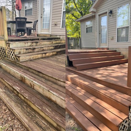 Deck Staining Little Rock, AR