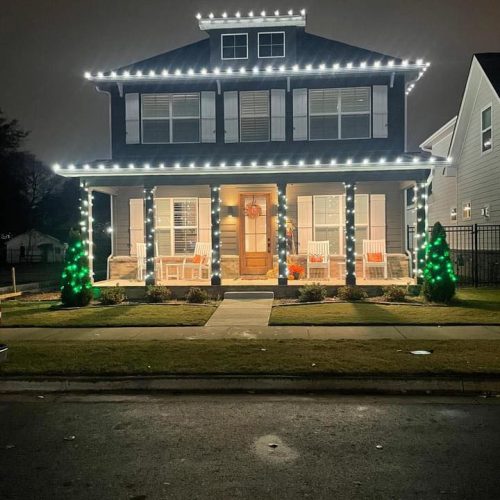 types of lights we install big house with pretty christmas light display