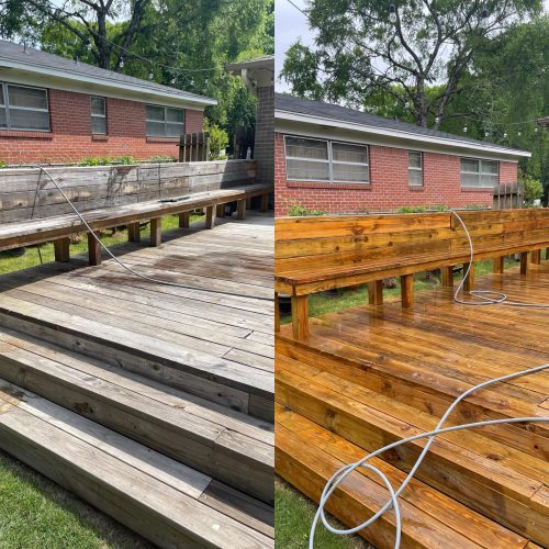 Deck Staining Little Rock, AR
